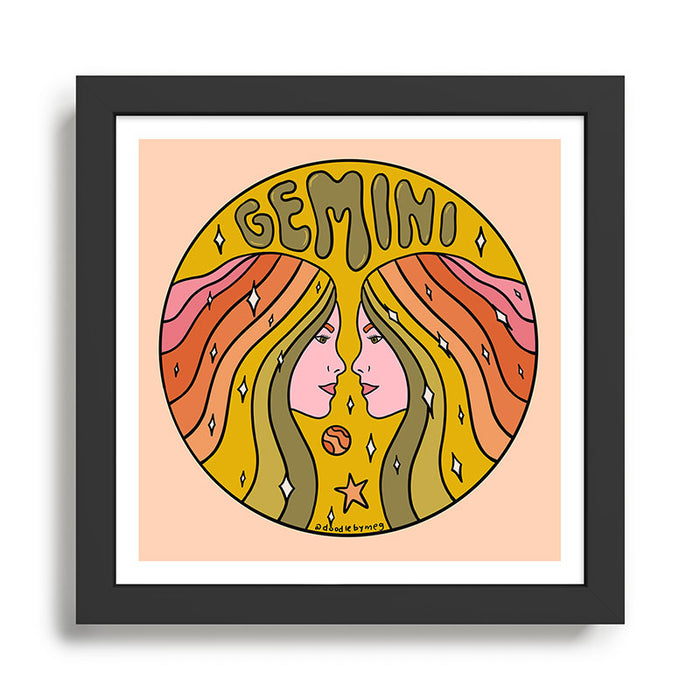 Gemini Framed Art Print Gallery Image 1