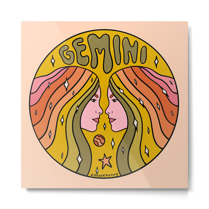 Gemini Metal Print Gallery Image 1