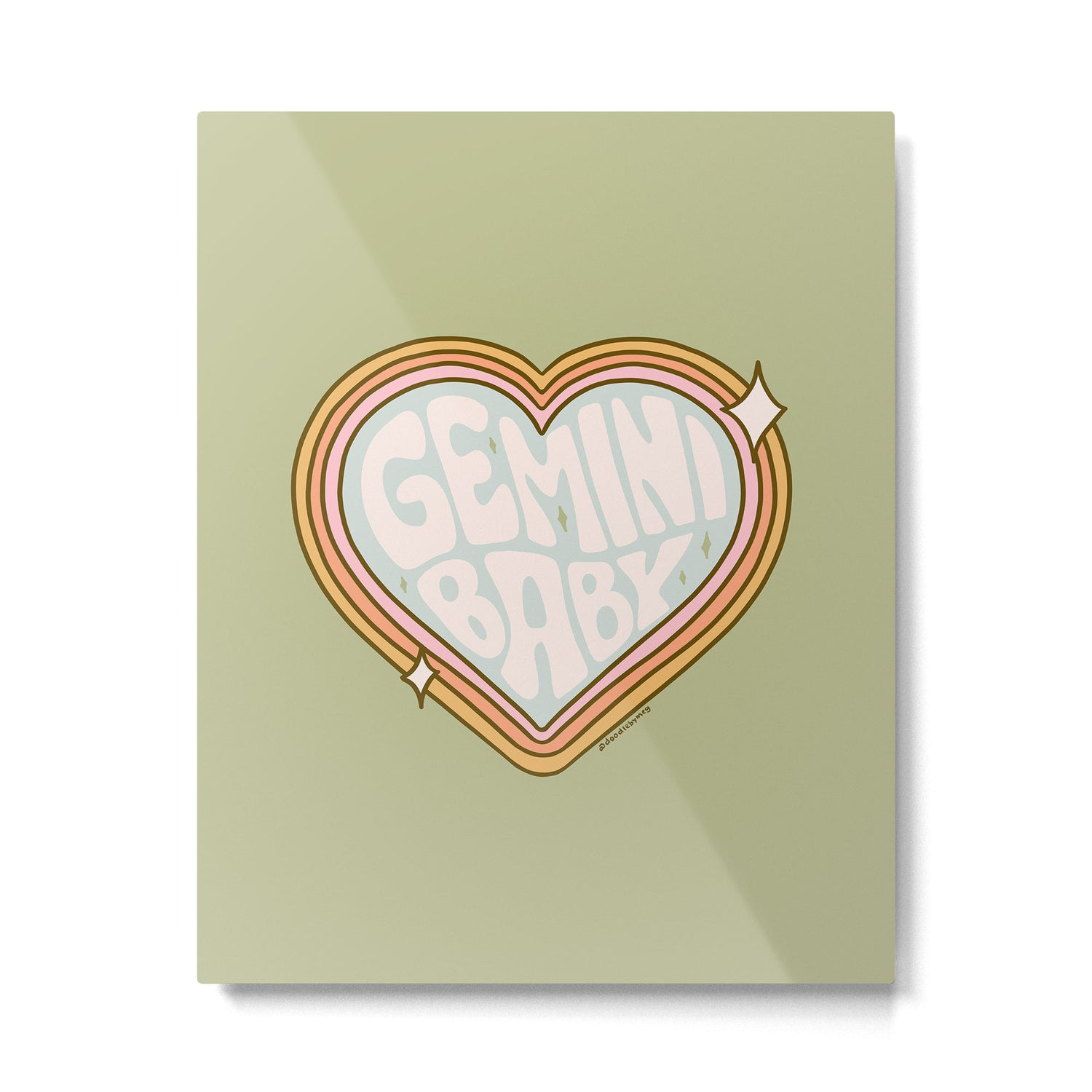 Gemini Baby Metal Print Gallery Image 6
