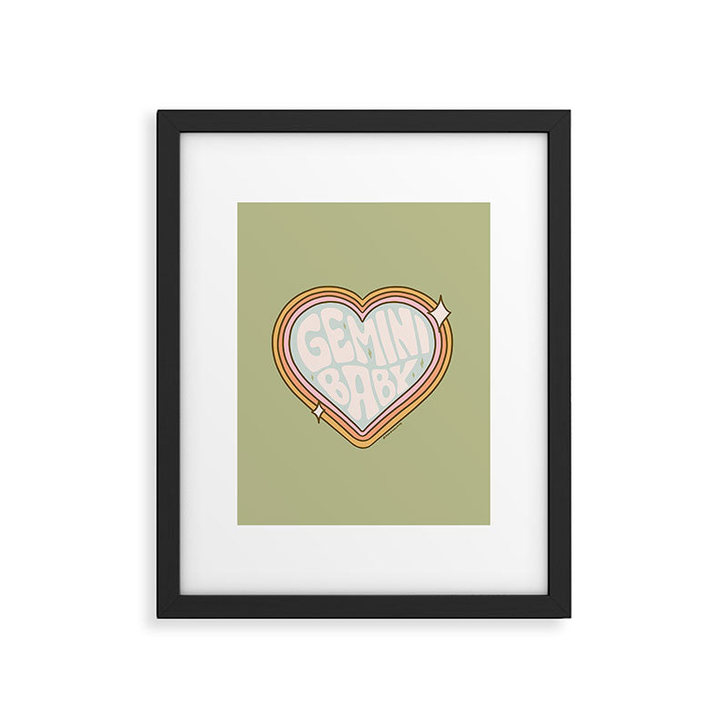 Gemini Baby Framed Art Print Gallery Image 6