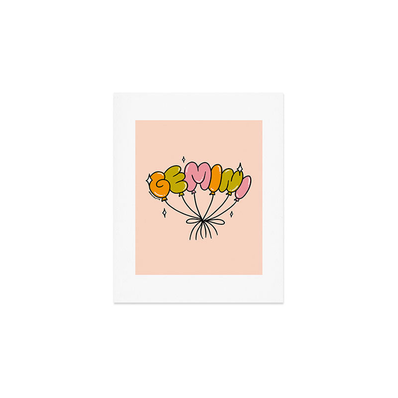 Gemini Balloons Art Print Gallery Image 1