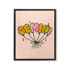 Gemini Balloons Framed Canvas Print Gallery Image 8