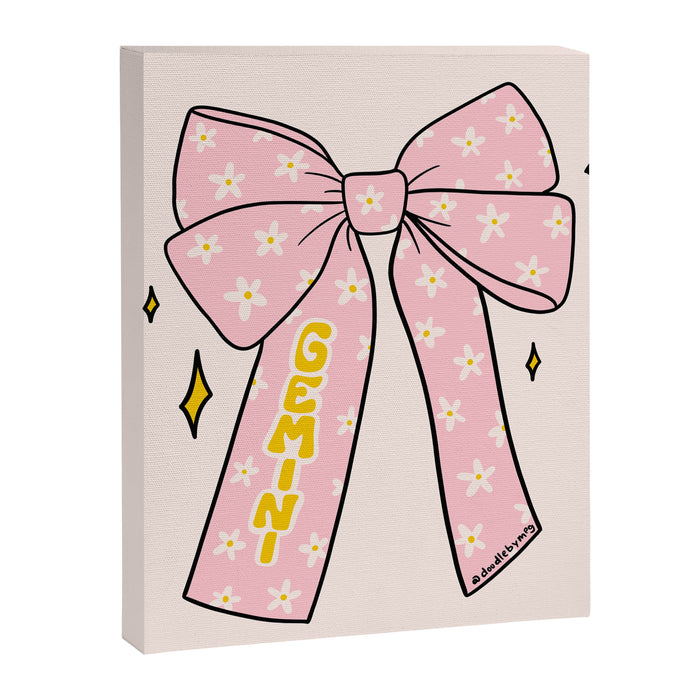 Gemini Bow Canvas Print Gallery Image 1