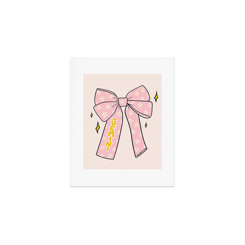 Gemini Bow Art Print Gallery Image 1