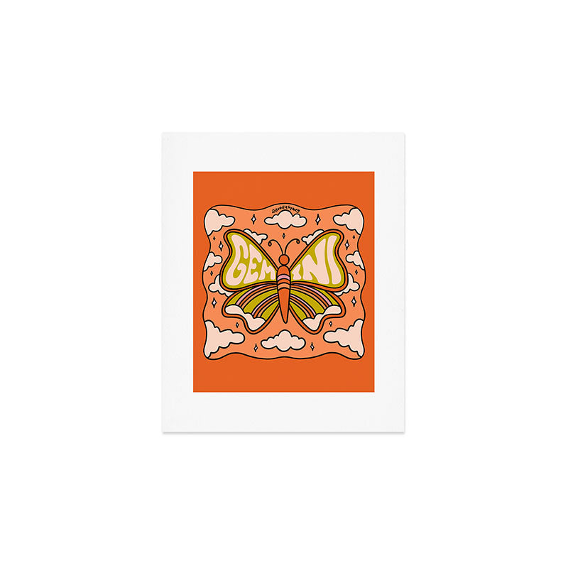 Gemini Butterfly Art Print Gallery Image 1
