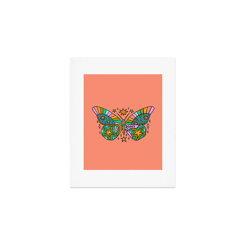 Gemini Butterfly Art Print Gallery Image 1