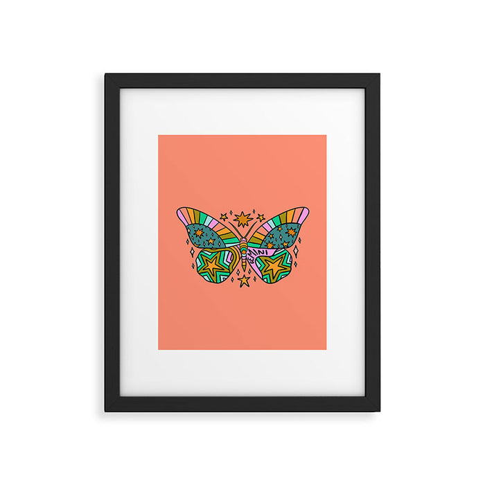 Gemini Butterfly Framed Art Print Gallery Image 1
