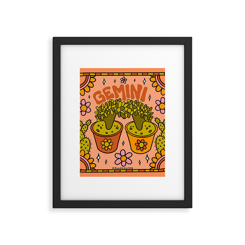 Gemini Cactus Framed Art Print Gallery Image 6