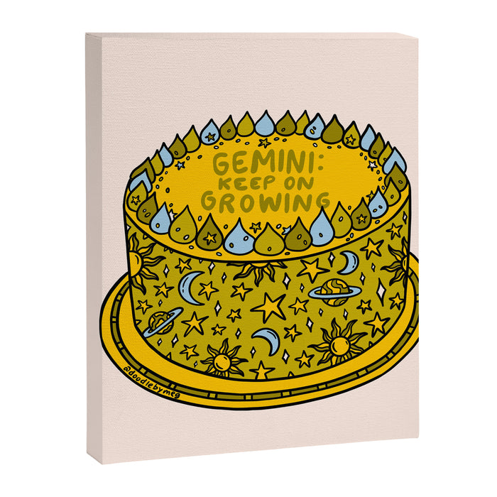 Gemini Cake Canvas Print Gallery Image 1