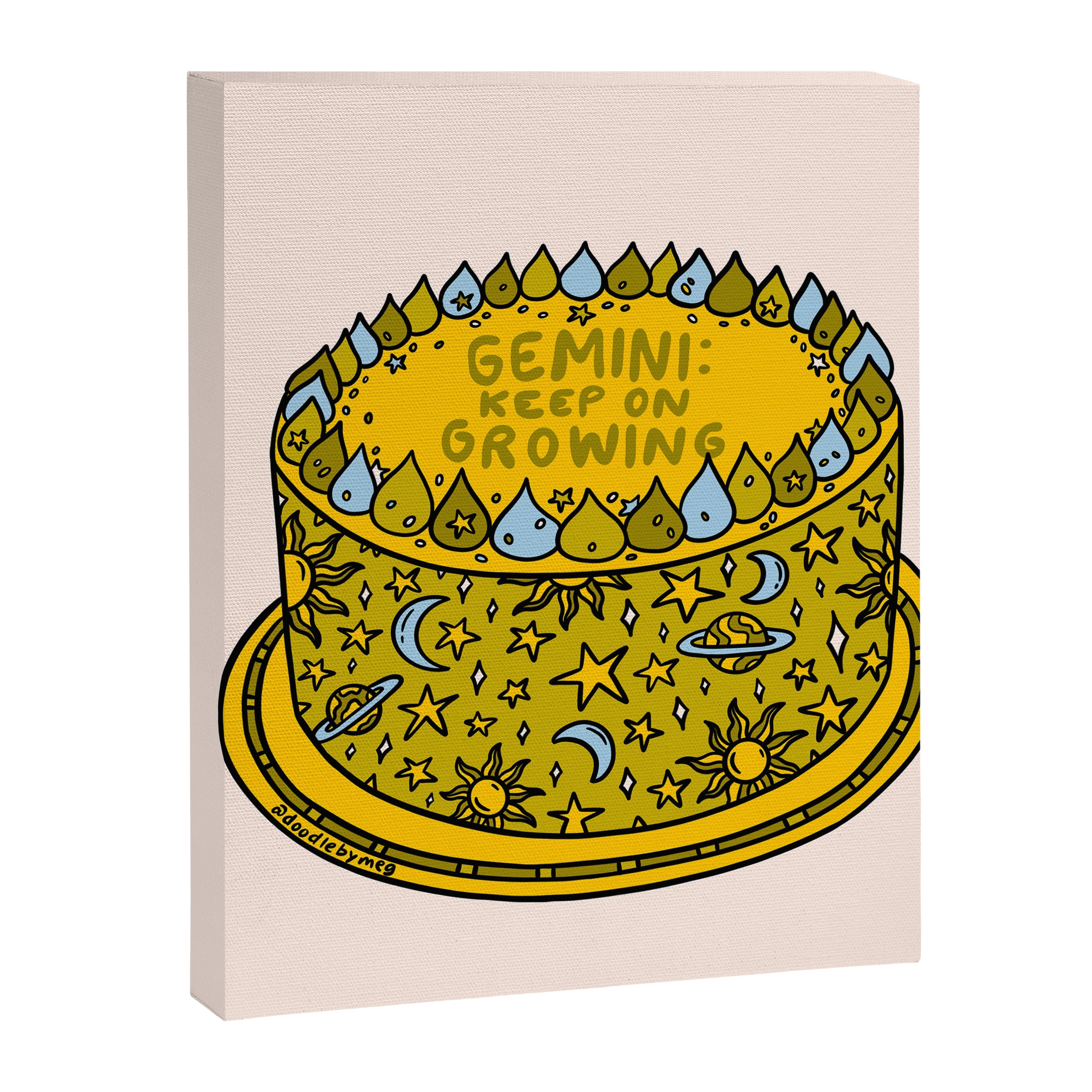 Gemini Cake Canvas Print Gallery Image 8