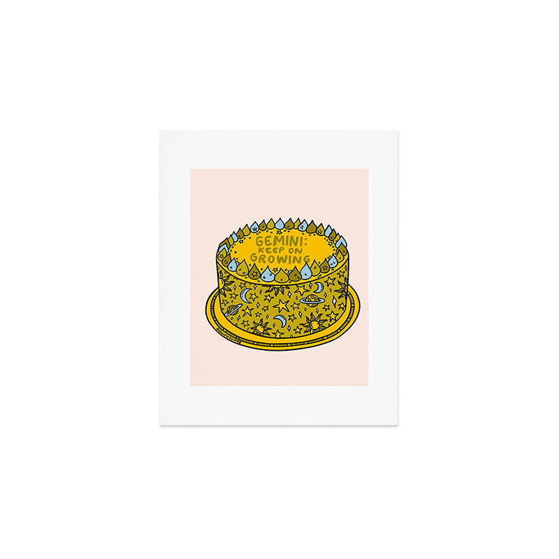 Gemini Cake Art Print Gallery Image 1