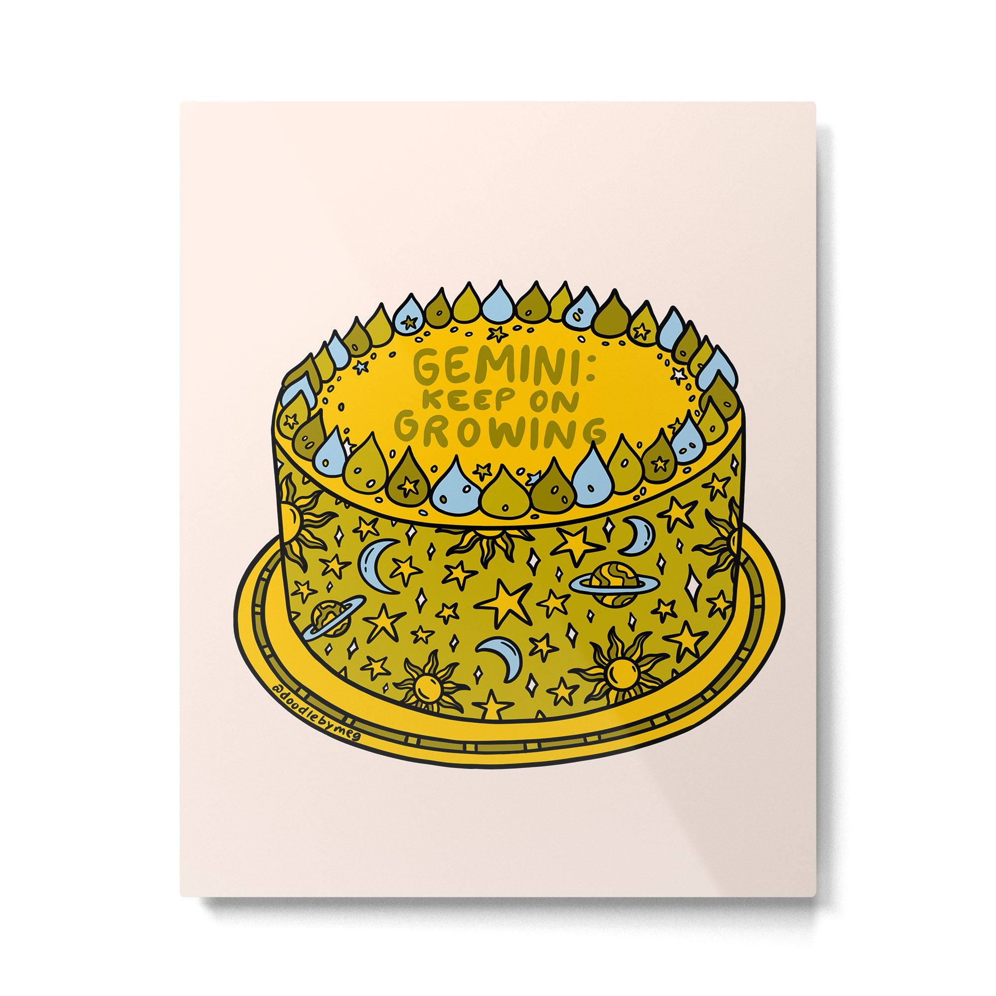 Gemini Cake Metal Print Gallery Image 6