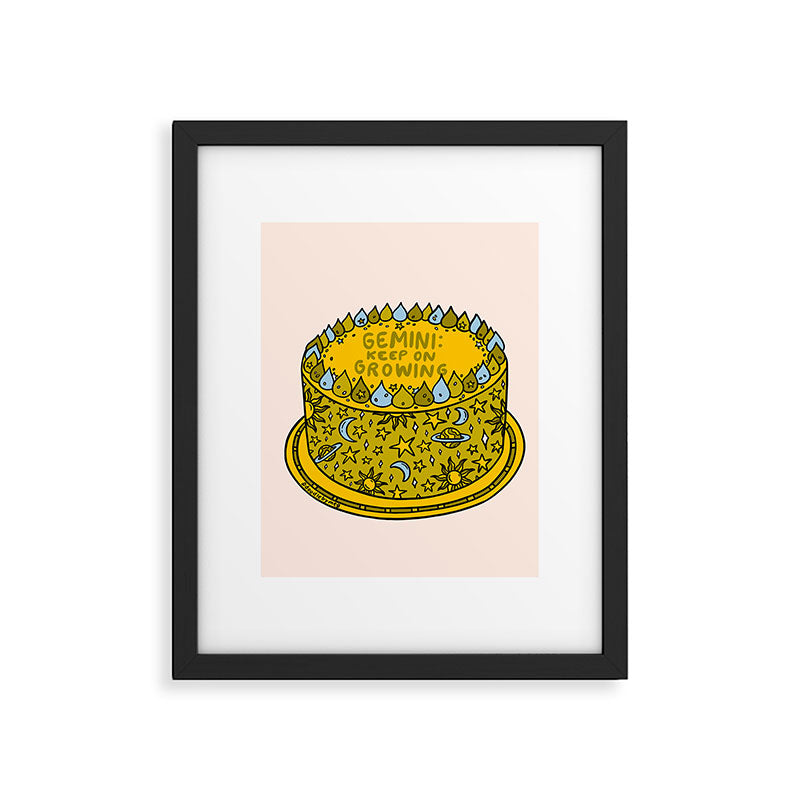 Gemini Cake Framed Art Print Gallery Image 6