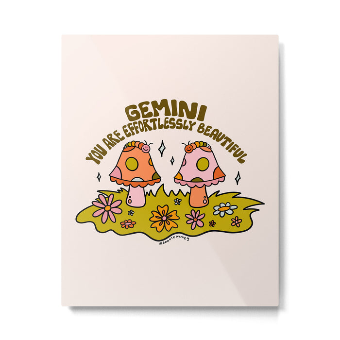 Gemini Caterpillar Metal Print Gallery Image 1