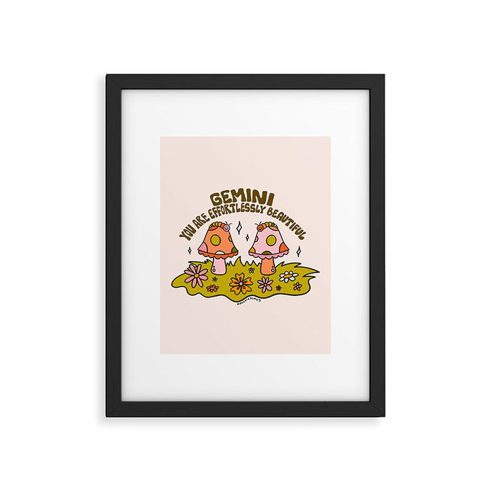 Gemini Caterpillar Framed Art Print Gallery Image 1