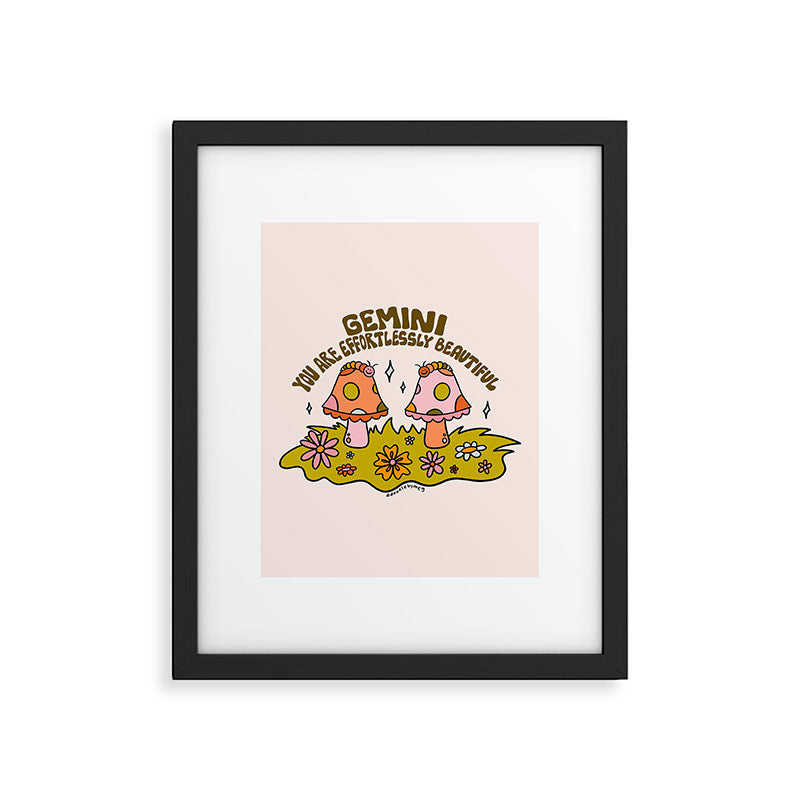 Gemini Caterpillar Framed Art Print Gallery Image 6