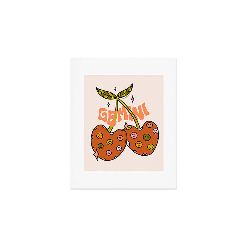 Gemini Cherries Art Print Gallery Image 1