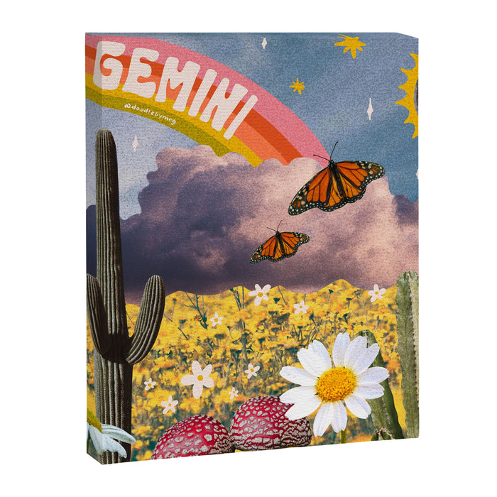 Gemini Collage Canvas Print Gallery Image 1