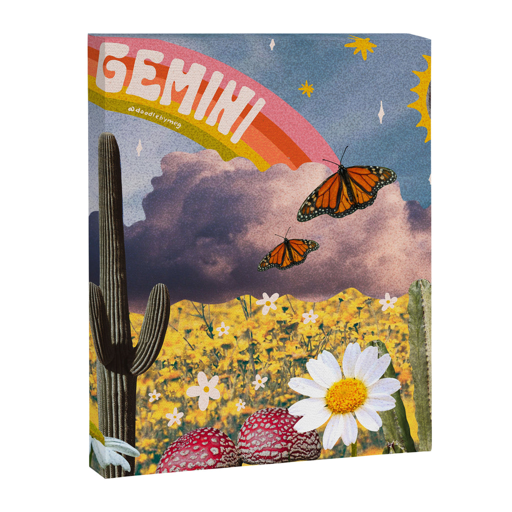 Gemini Collage Canvas Print Gallery Image 8