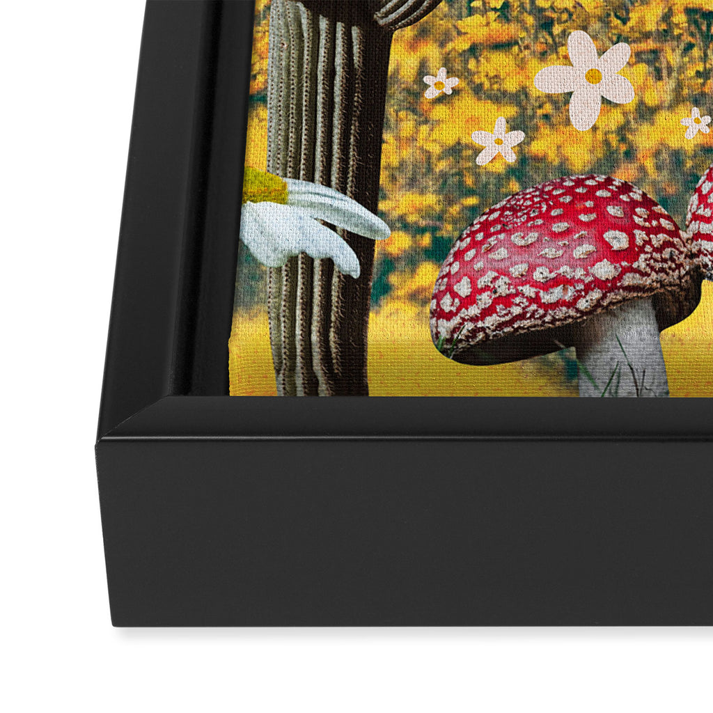 Gemini Collage Framed Canvas Print Gallery Image 3