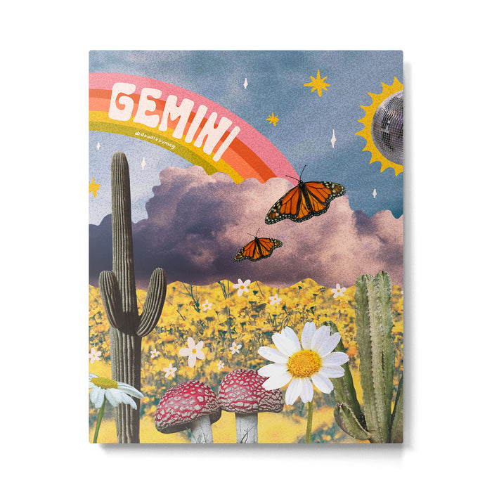 Gemini Collage Metal Print Gallery Image 1