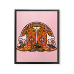 Gemini Cowboy Boots Framed Canvas Print Gallery Image 8