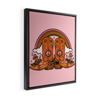 Gemini Cowboy Boots Framed Canvas Print Gallery Image 2