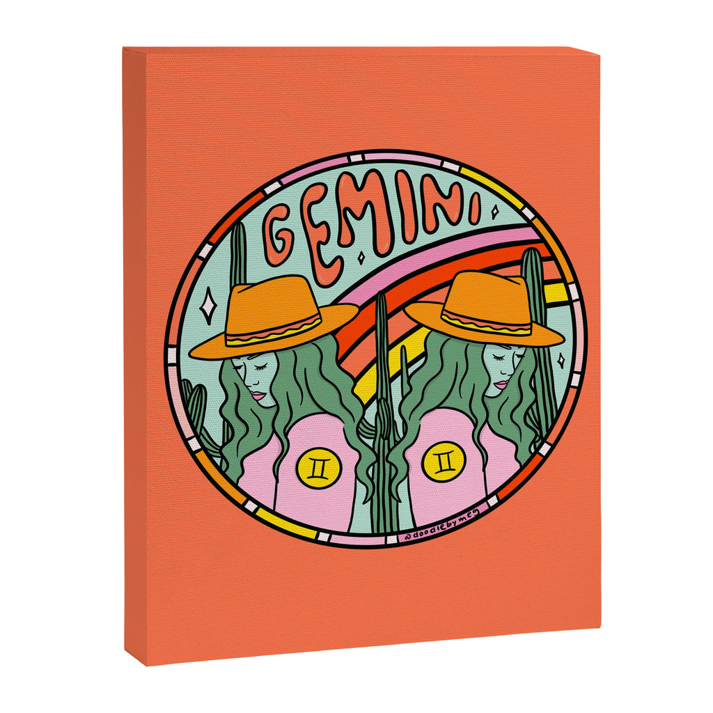 Gemini Cowgirl Canvas Print Gallery Image 8