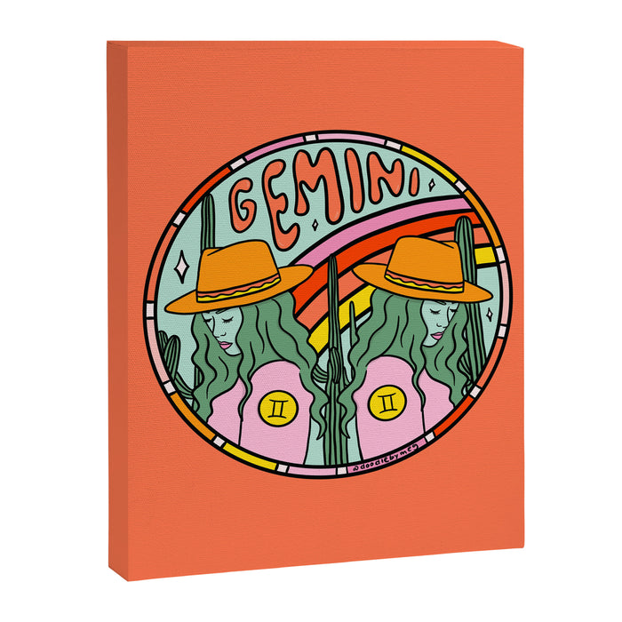 Gemini Cowgirl Canvas Print Gallery Image 1
