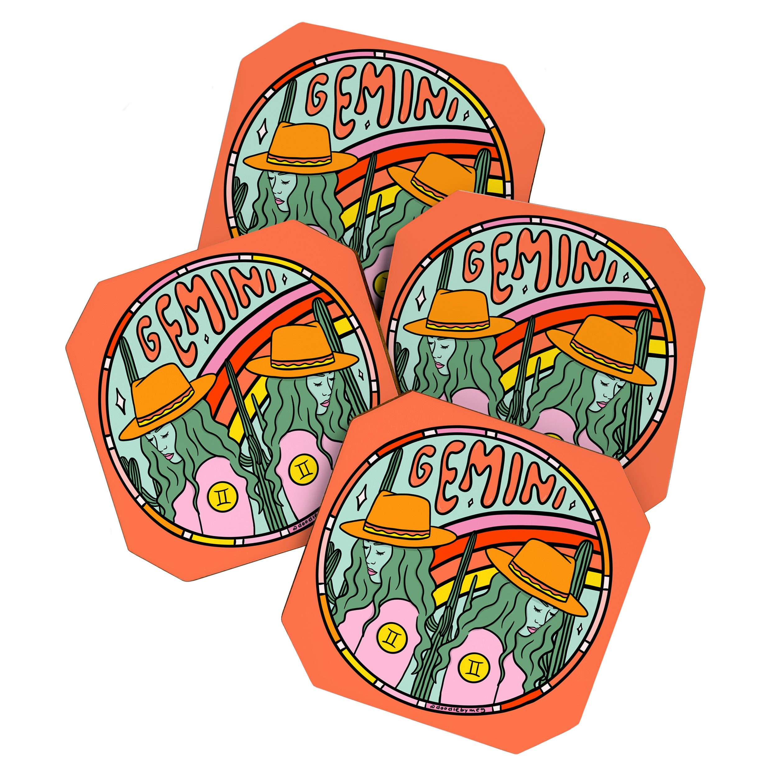 Gemini Cowgirl Coaster Gallery Image 1