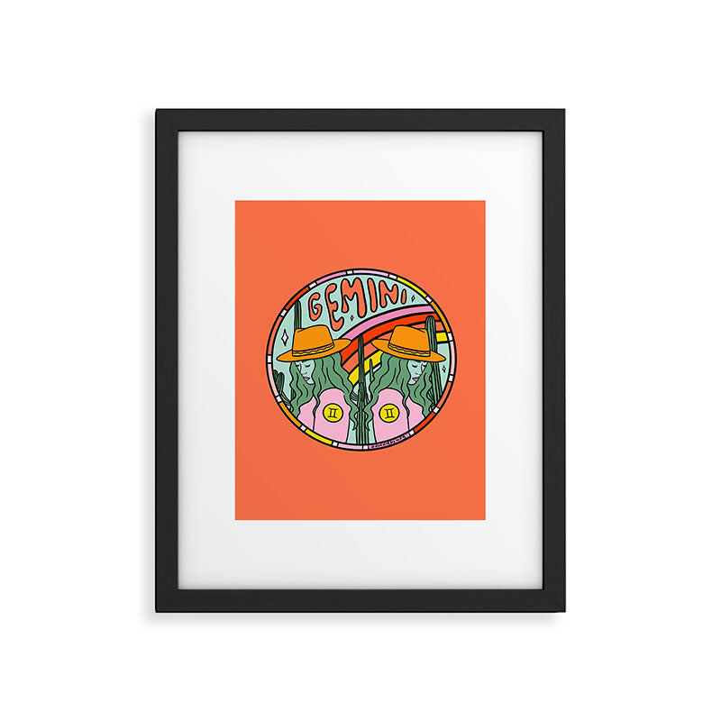 Gemini Cowgirl Framed Art Print Gallery Image 6