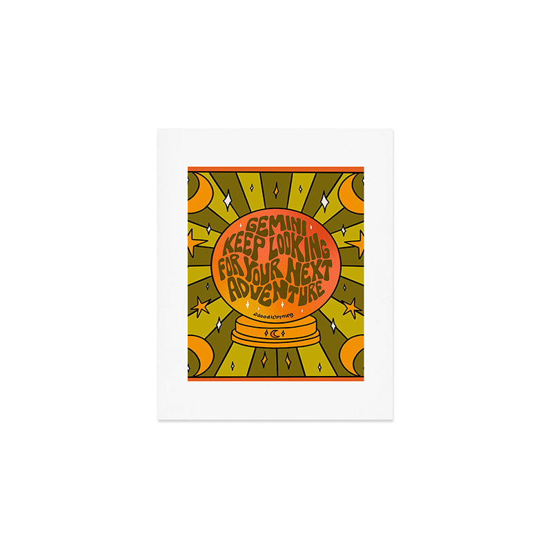Gemini Crystal Ball Art Print Gallery Image 1