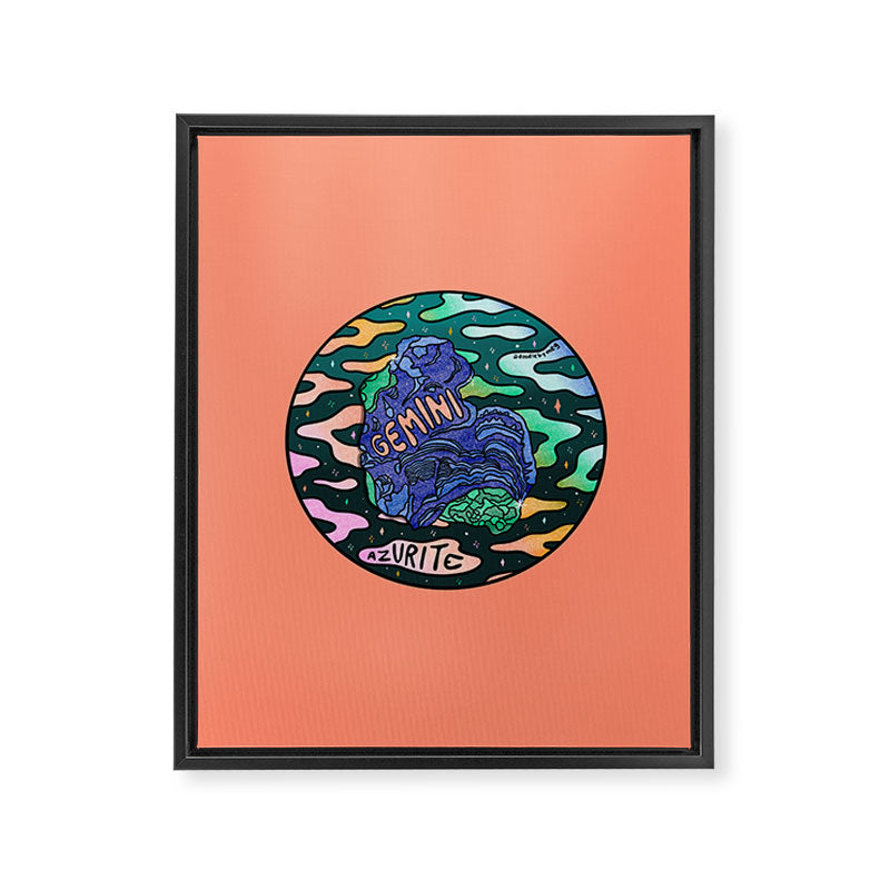 Gemini Crystal Framed Canvas Print Gallery Image 8