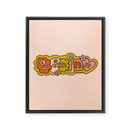 Gemini Doodle Letters Framed Canvas Print Gallery Image 8