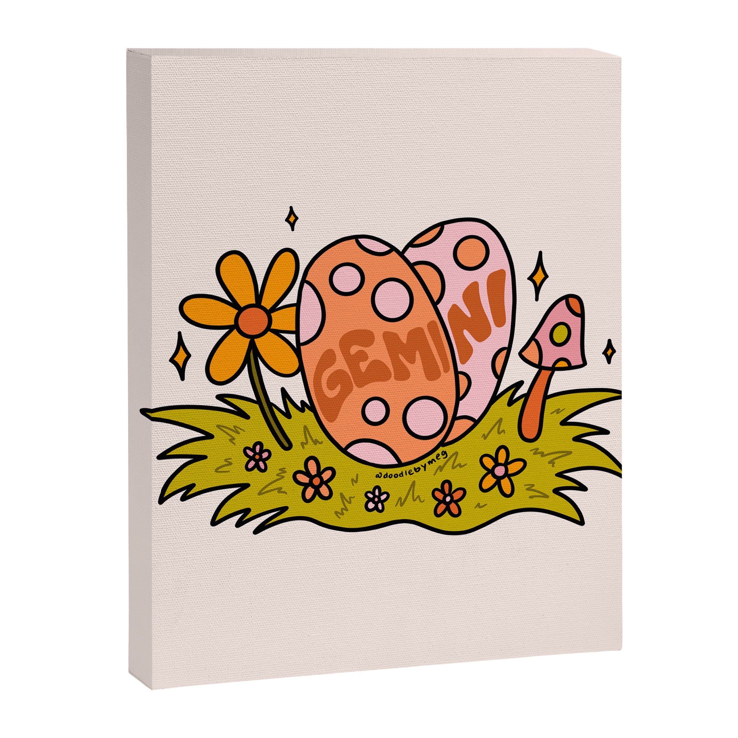 Gemini Easter Egg Canvas Print Gallery Image 8