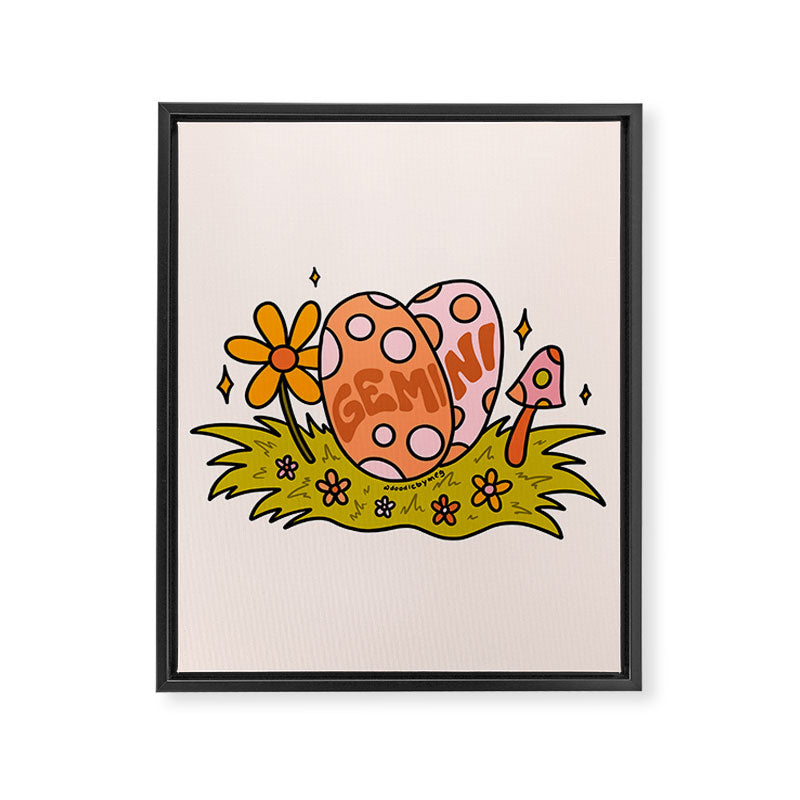 Gemini Easter Egg Framed Canvas Print Gallery Image 8