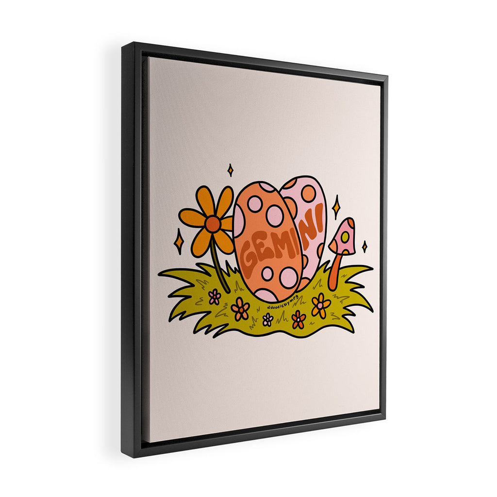 Gemini Easter Egg Framed Canvas Print Gallery Image 2