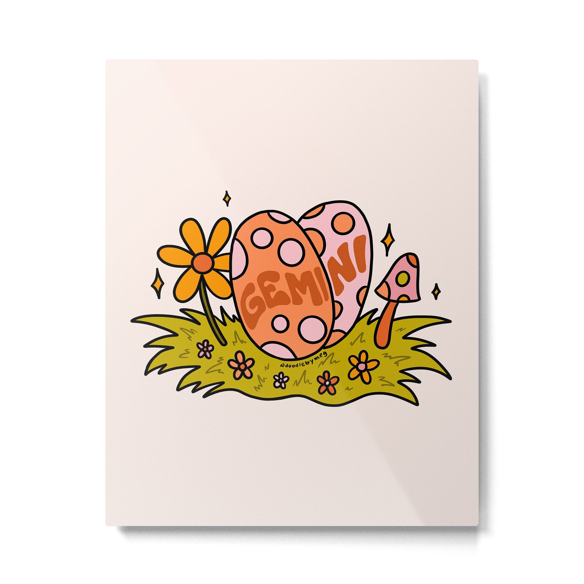 Gemini Easter Egg Metal Print Gallery Image 6