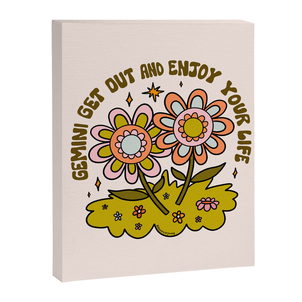 Gemini Flower Canvas Print Gallery Image 8