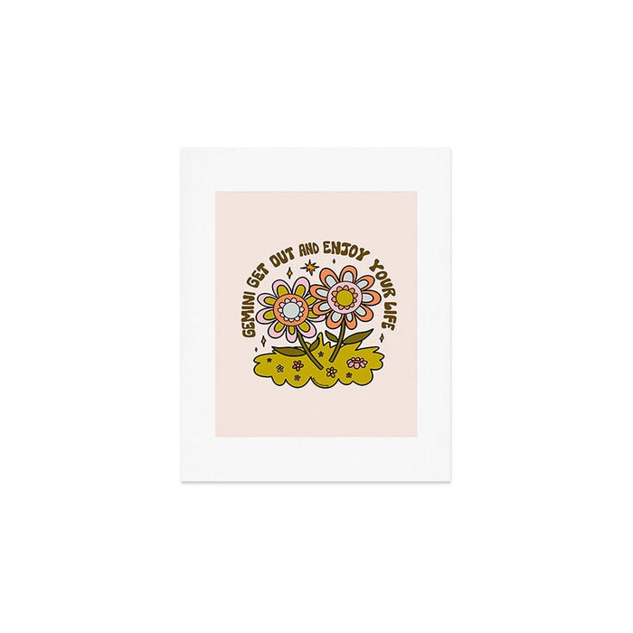 Gemini Flower Art Print Gallery Image 1