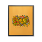 Gemini Flowers Framed Canvas Print Gallery Image 8