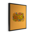 Gemini Flowers Framed Canvas Print Gallery Image 2