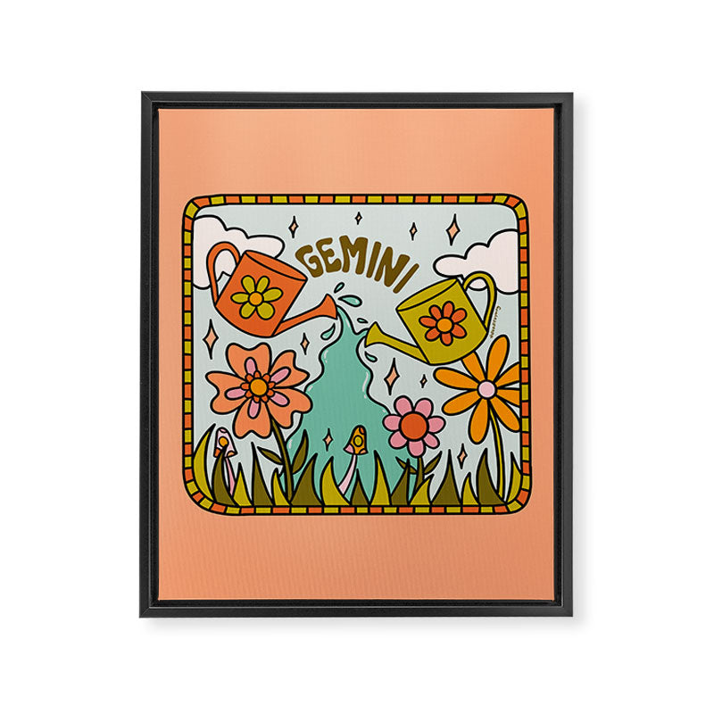 Gemini Garden Framed Canvas Print Gallery Image 8
