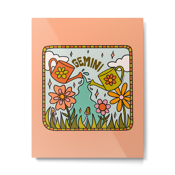 Gemini Garden Metal Print Gallery Image 1