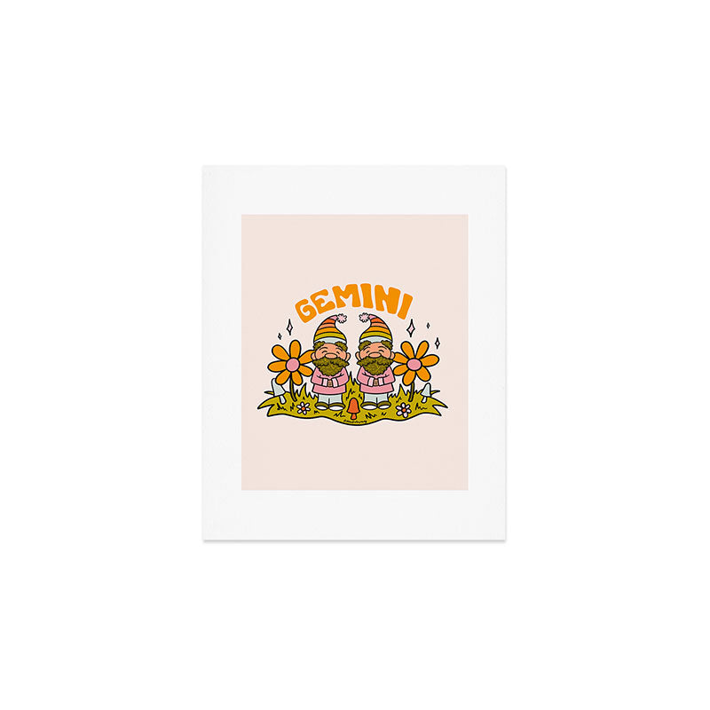 Gemini Gnome Art Print Gallery Image 1