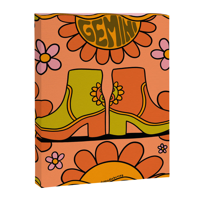 Gemini Groovy Boot Canvas Print Gallery Image 1