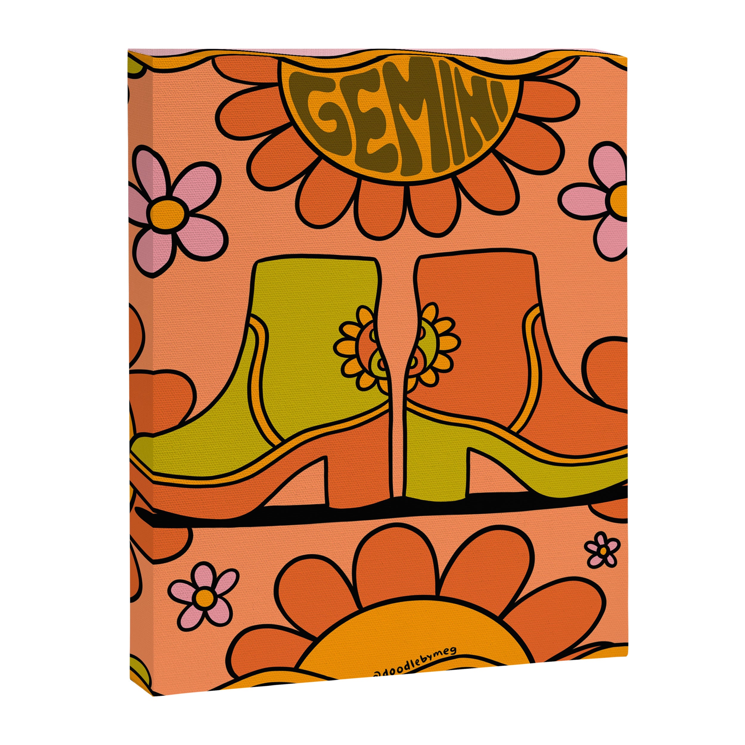 Gemini Groovy Boot Canvas Print Gallery Image 8