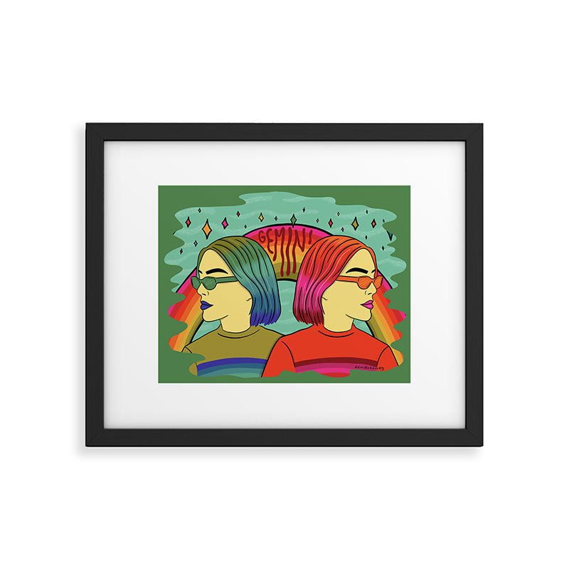 Gemini Framed Art Print Gallery Image 5