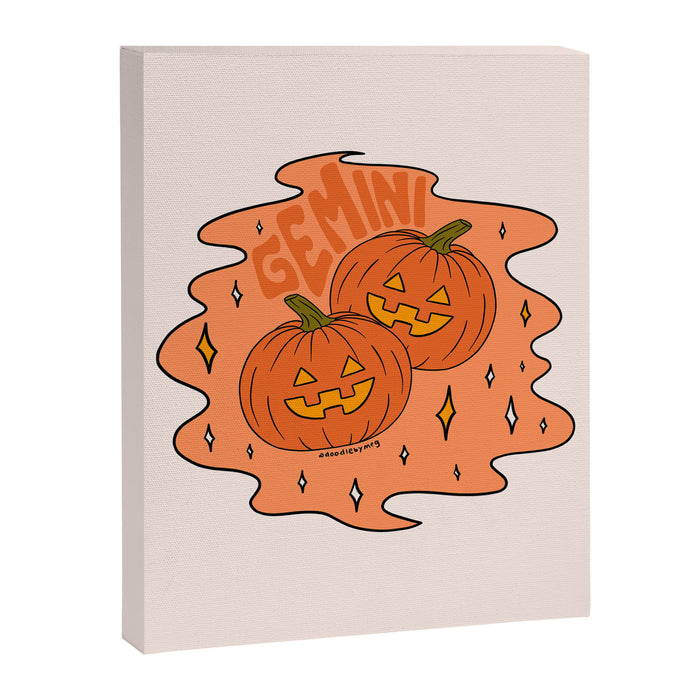 Gemini Jack O Lantern Canvas Print Gallery Image 1