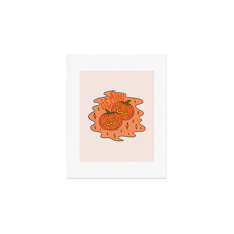 Gemini Jack O Lantern Art Print Gallery Image 1